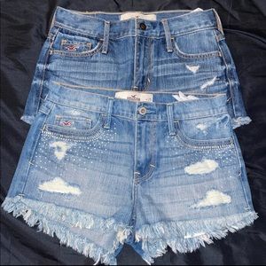 Hollister high waisted shorts